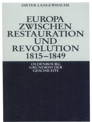 cover image of Europa zwischen Restauration und Revolution 1815-1849